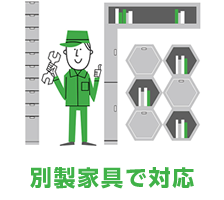 別製家具で対応