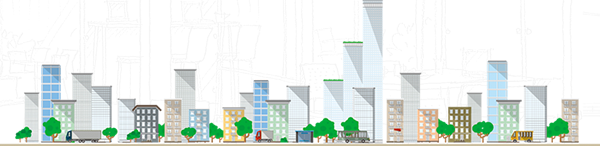 オフィスノチカラ街のイラスト